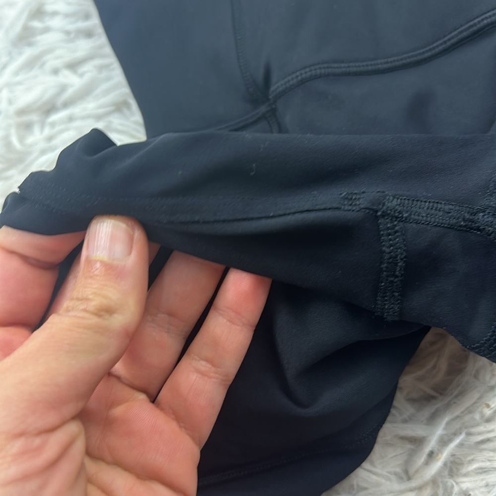 Lululemon Fast & Free Crop II *Nulux 19" Black - Picture 3 of 7